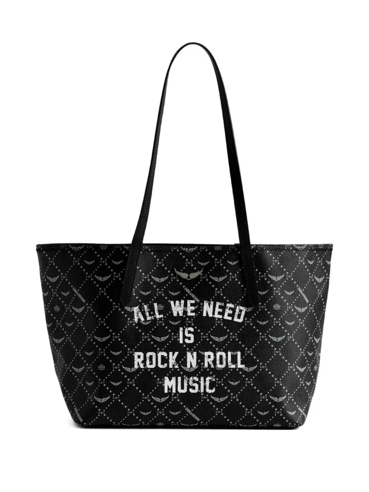 Zadig&Voltaire Zモノグラム ロックンロール トートバッグ - ブラック - 画像1