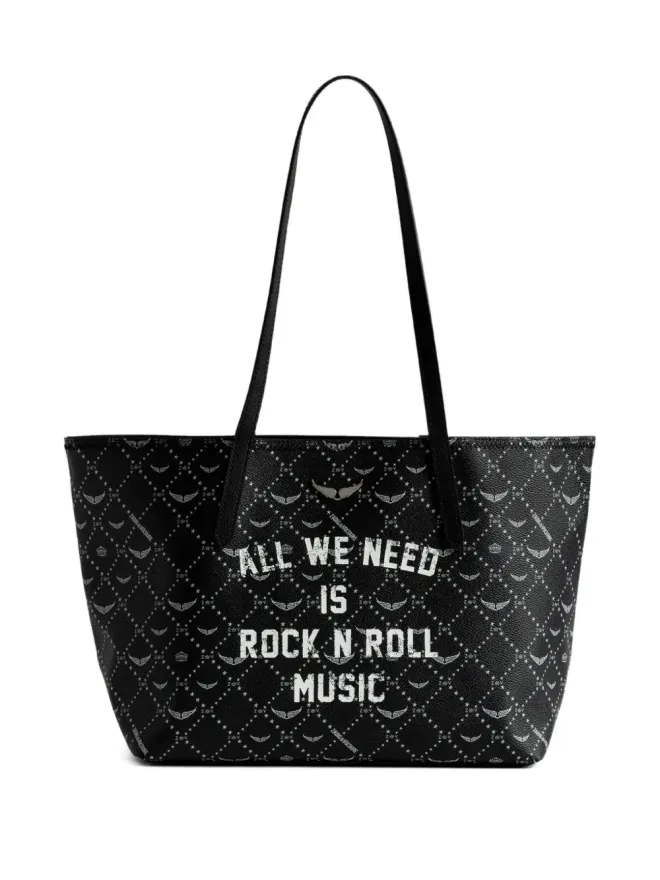 Zadig&Voltaire Zadig&Voltaire Zモノグラム ロックンロール トートバッグ - ブラックの商品画像