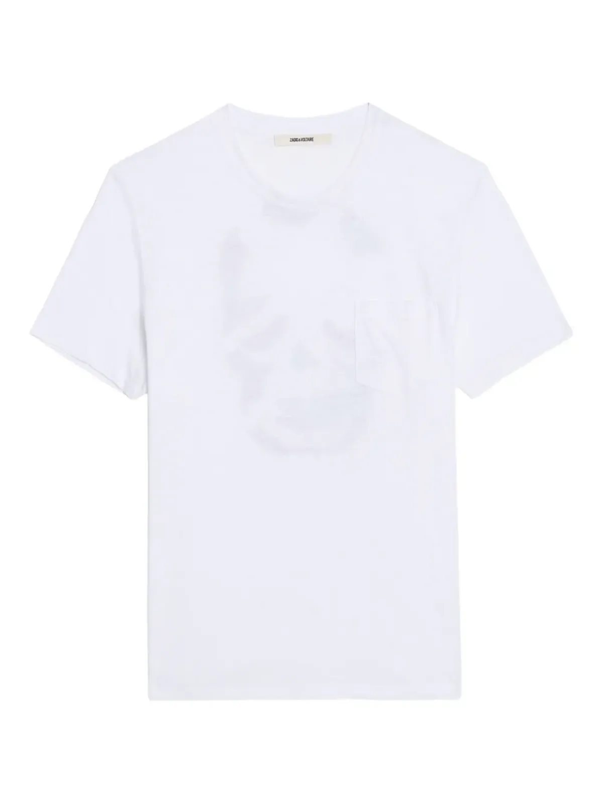 Zadig&Voltaire Stockholm chest-pocket T-shirt - White - 画像1