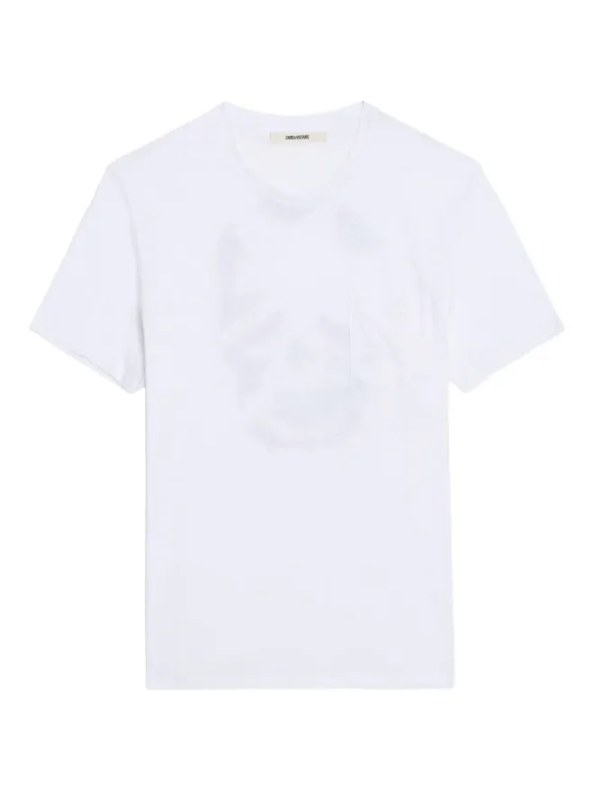 Zadig&Voltaire Zadig&Voltaire Stockholm chest-pocket T-shirt - Whiteの商品画像