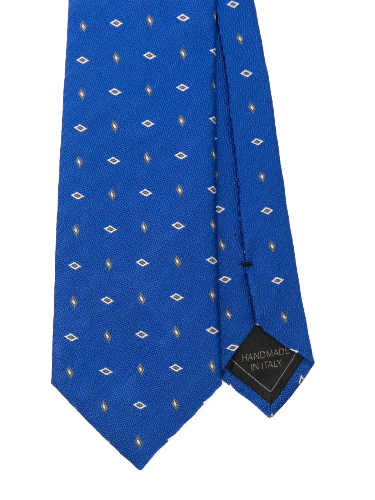 Brioni ダイヤモンド柄シルクタイ - 画像3