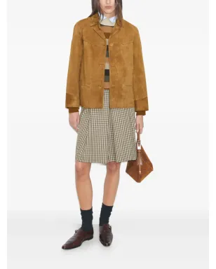 Tory Burch シングルブレストスエードブレザー - サムネイル2