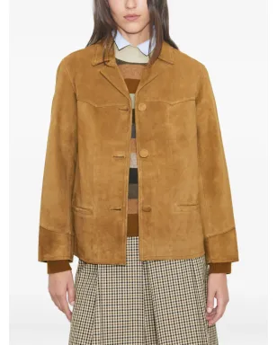 Tory Burch シングルブレストスエードブレザー - サムネイル4
