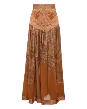 ZIMMERMANN メメント バーンアウト ペイズリースリット マキシスカート - サムネイル1