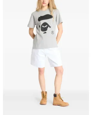 A BATHING APE® グラフィックプリント コットン Tシャツ - グレー - サムネイル2