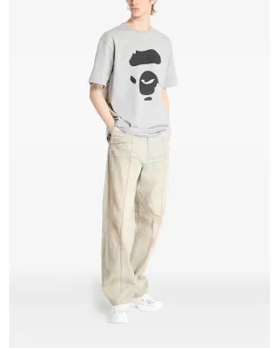 A BATHING APE® グラフィックプリント コットン Tシャツ - グレー - サムネイル3