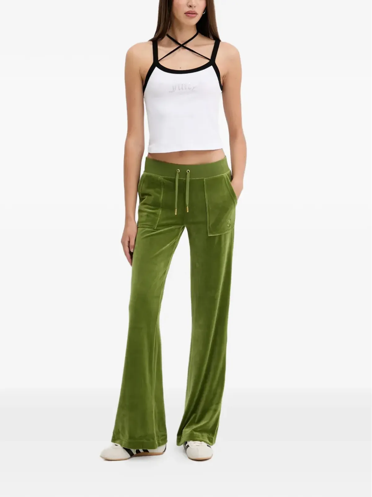 Juicy Couture Layla flared trousers - Green - 画像2