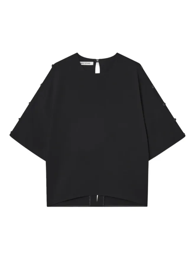 MARK KENLY DOMINO TAN MARK KENLY DOMINO TAN Bayla ボタンディテールトップの商品画像