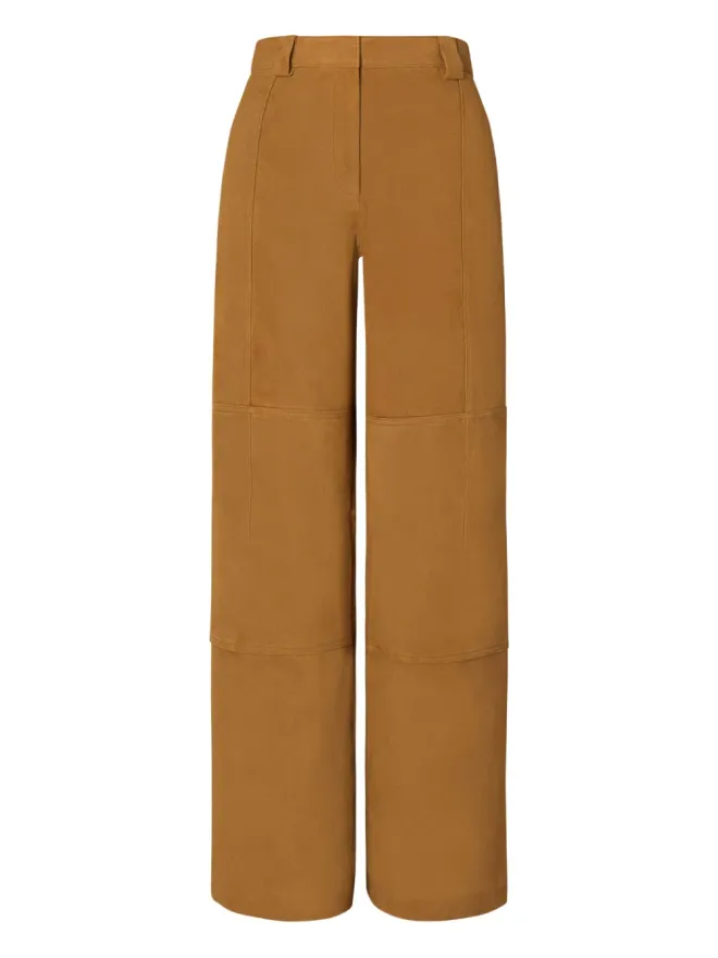Tory Burch Tory Burch スエード パネルドパンツの商品画像