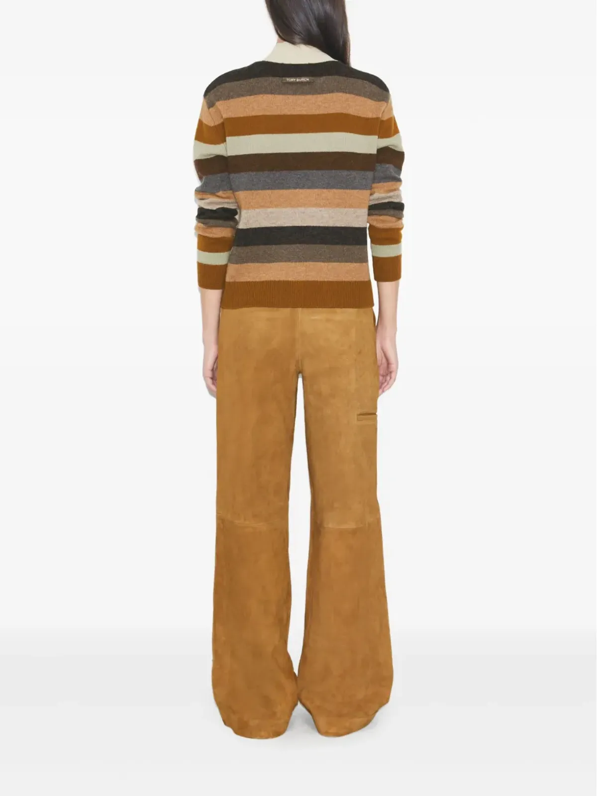 Tory Burch スエード パネルドパンツ - 画像3