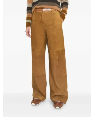 Tory Burch スエード パネルドパンツ - サムネイル4
