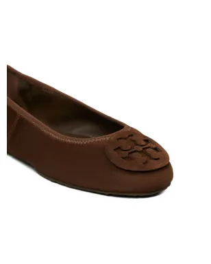 Tory Burch ロゴ入りスエード バレエフラット - サムネイル4