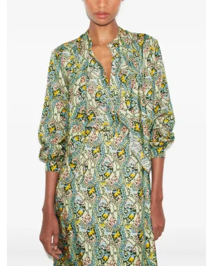 Tory Burch ペイズリープリント ボウブラウス - サムネイル5
