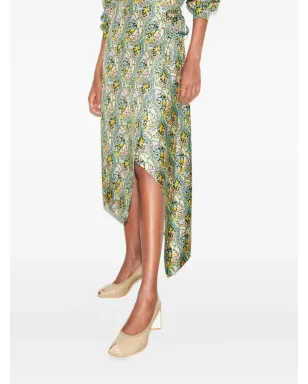 Tory Burch プリント柄アシンメトリースカート - サムネイル4