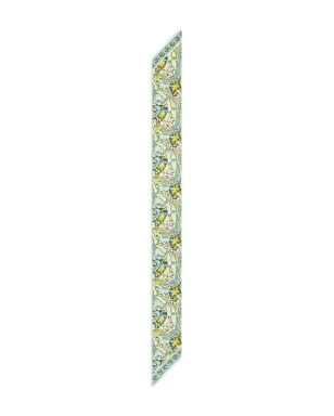 Tory Burch ペイズリー柄リボンタイ スカーフ（ブルー） - サムネイル2