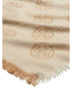 Tory Burch メダリオンロゴ入りオブロンスカーフ - サムネイル3