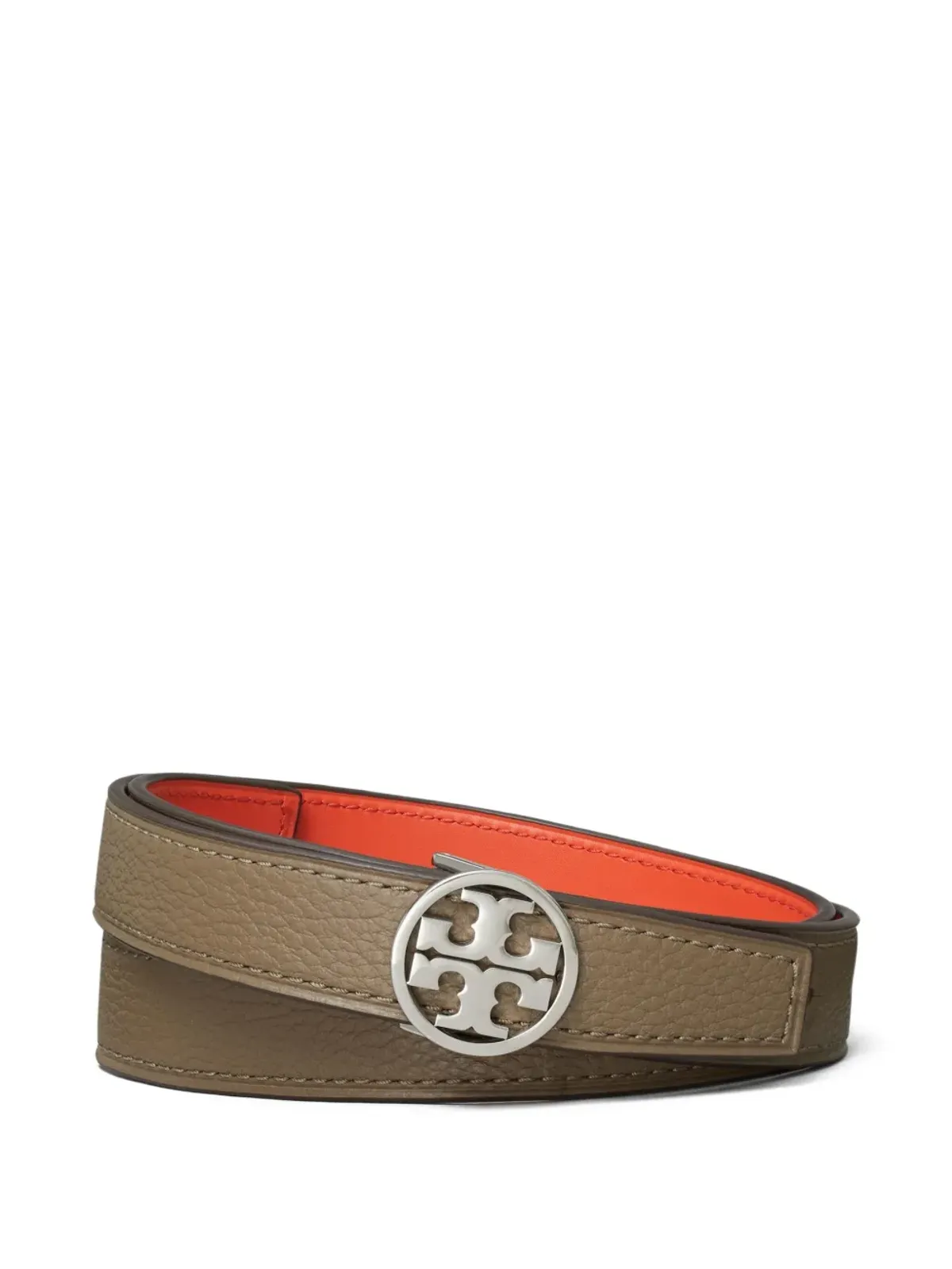 Tory Burch リバーシブル ロゴプレート ベルト - 画像2
