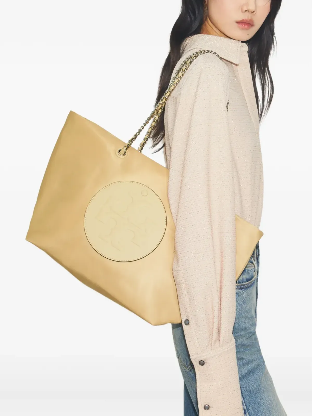 Tory Burch エラ チェーンジップ トートバッグ - ニュートラル - 画像2