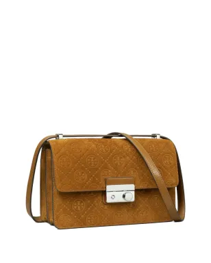 Tory Burch モノグラムスエードショルダーバッグ - サムネイル3