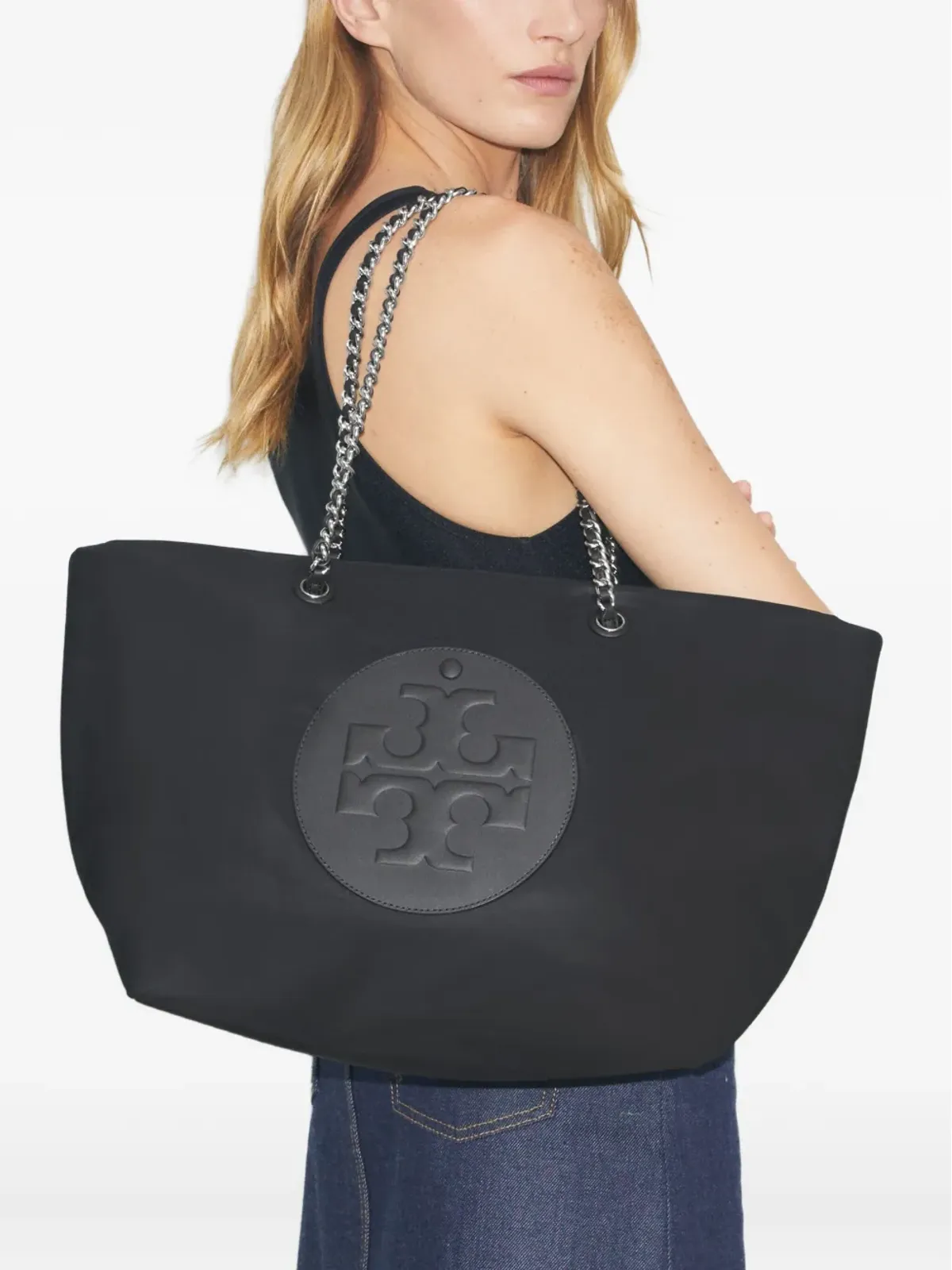 Tory Burch エラ トートバッグ ブラック - 画像2