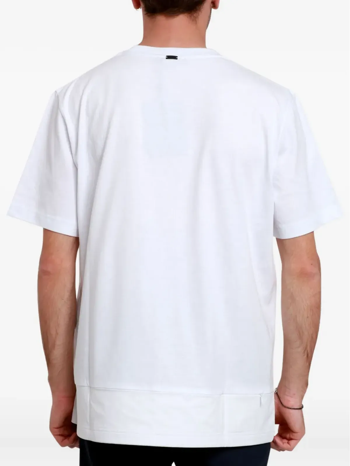 Herno ジップポケット・パネルデザイン Tシャツ - ホワイト - 画像3