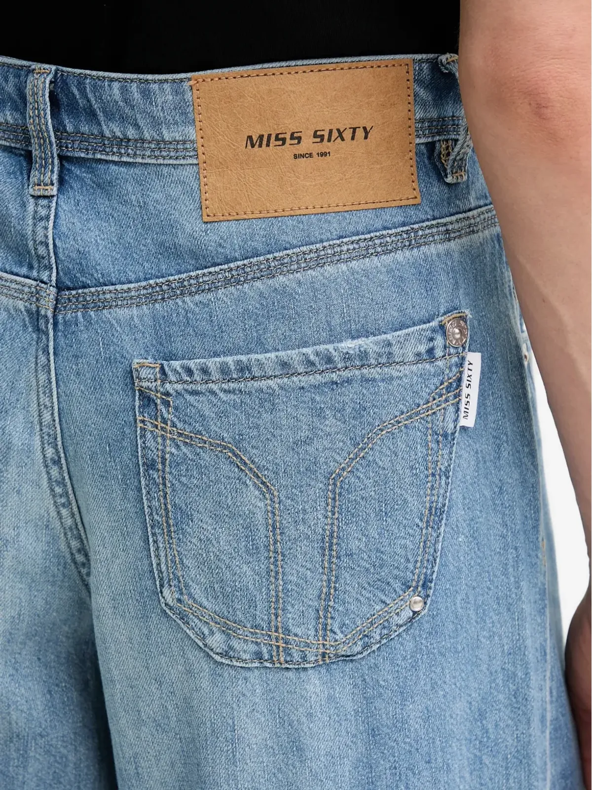 Miss Sixty ほつれデニムパンツ - ブルー - 画像4