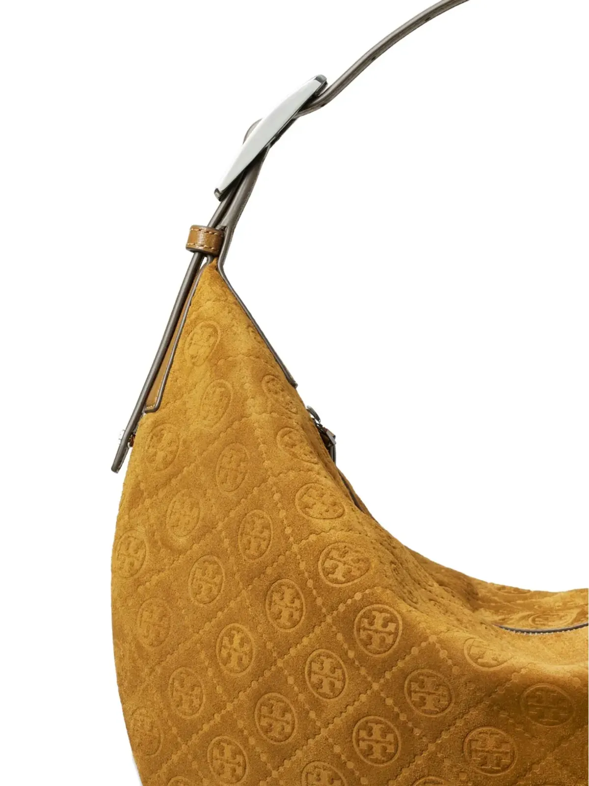 Tory Burch Balloon T-monogram スエード ショルダーバッグ - 画像4