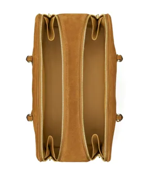 Tory Burch マシュマロスエードショルダーバッグ（ブラウン） - サムネイル3