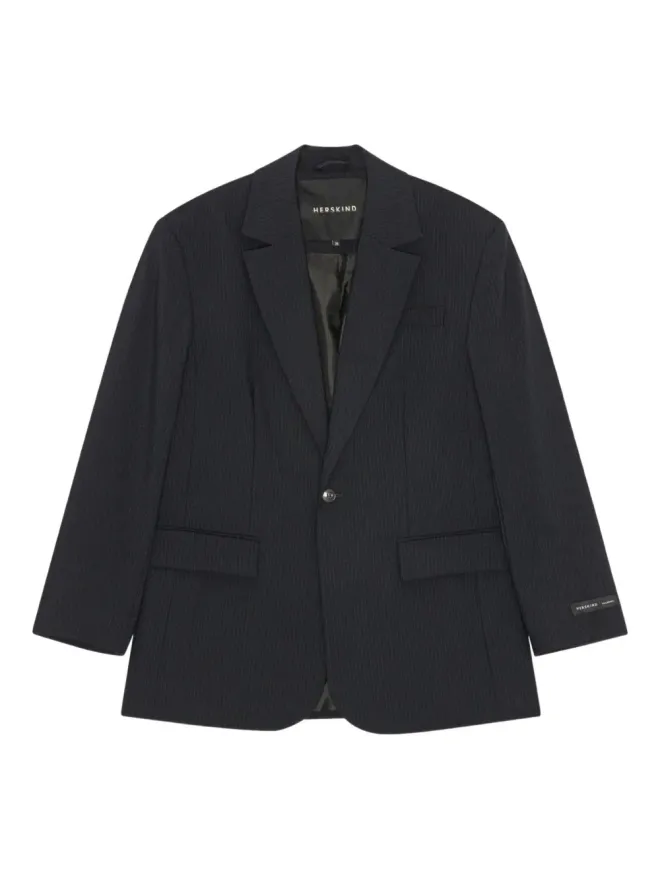 HERSKIND HERSKIND ピンストライプ シングルブレスト ブレザーの商品画像
