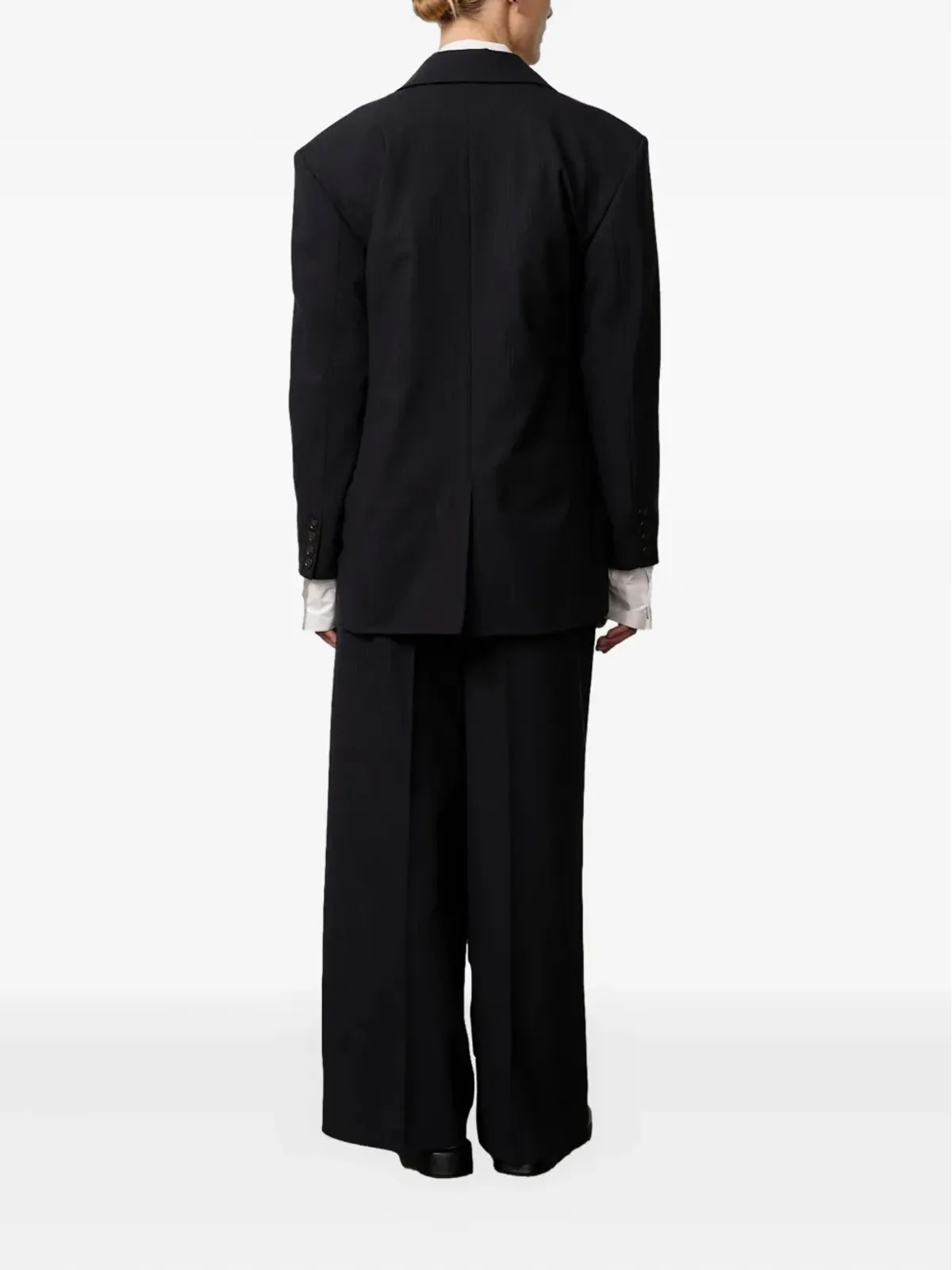 HERSKIND ピンストライプ シングルブレスト ブレザー - 画像2
