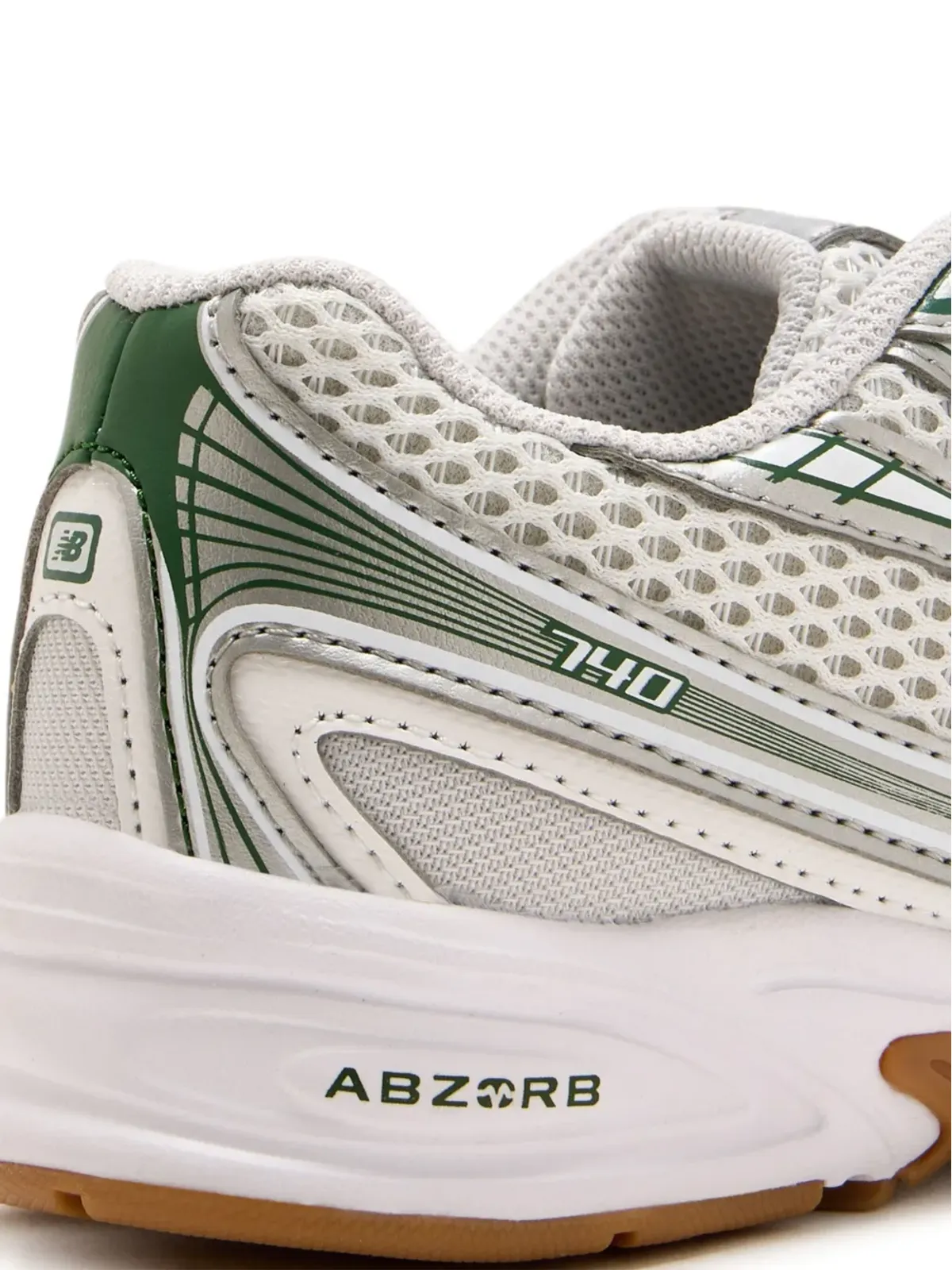 New Balance Kids 740 メッシュパネルスニーカー - Neutrals - 画像4
