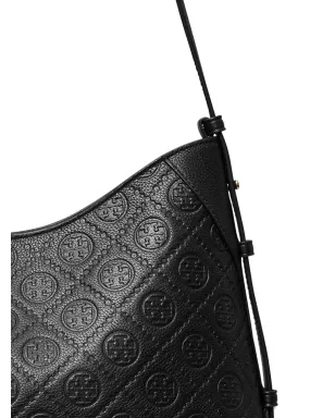 Tory Burch T Monogram ペブルレザー ショルダーバッグ - サムネイル4