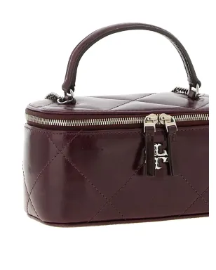 Tory Burch Kira quilted top-handle mini bag - Red - サムネイル5