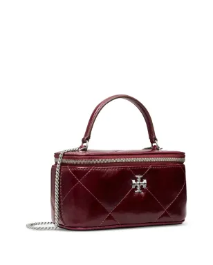 Tory Burch Kira quilted top-handle mini bag - Red - サムネイル2