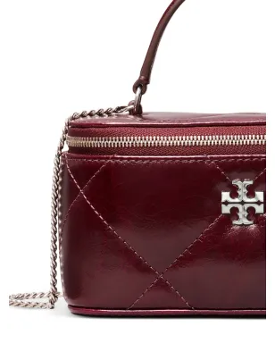 Tory Burch Kira quilted top-handle mini bag - Red - サムネイル4
