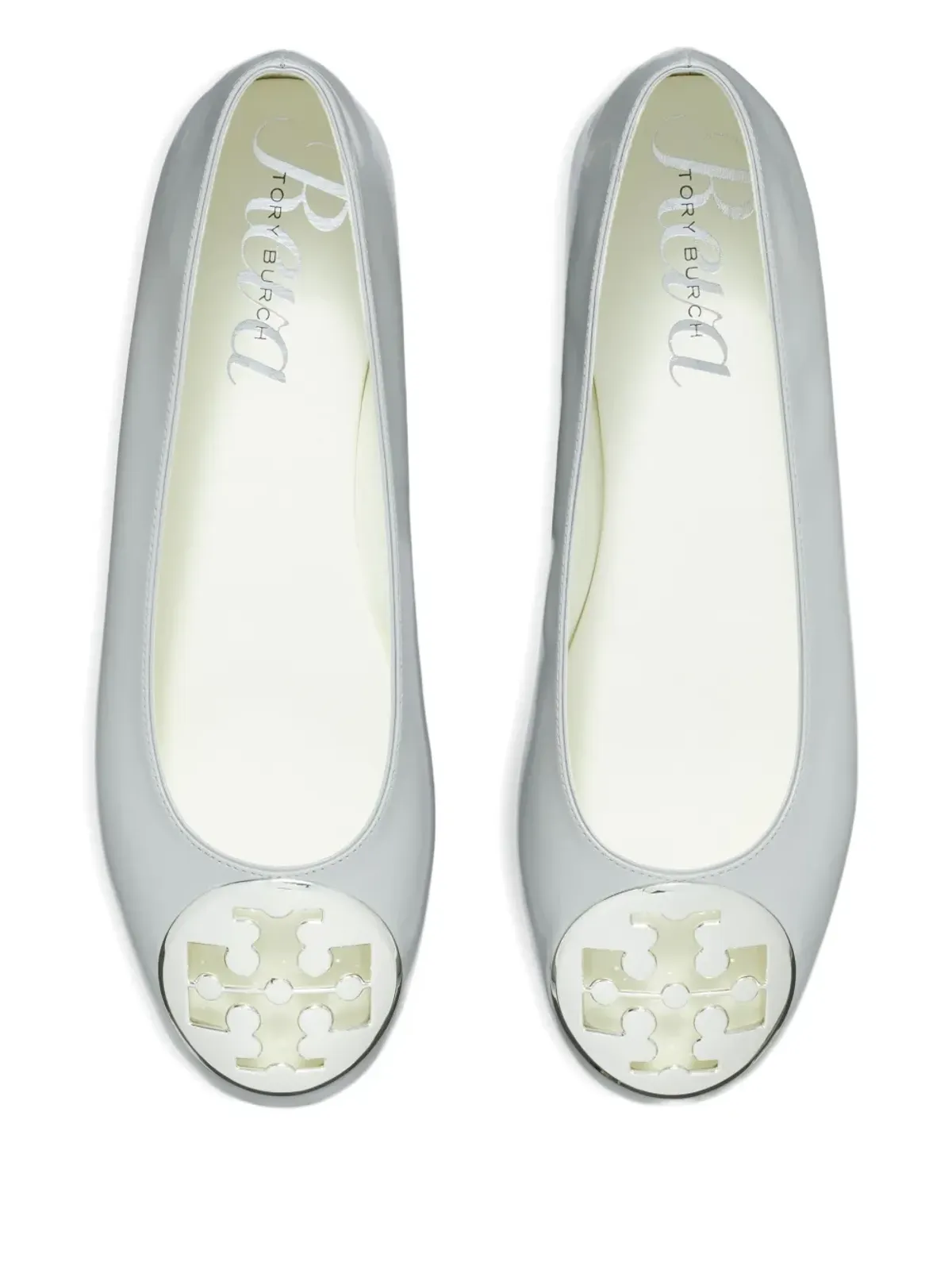 Tory Burch Reva ロゴプレート バレエフラット - 画像4