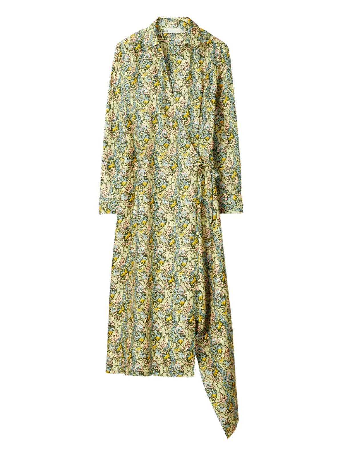 Tory Burch ペイズリープリント ラップドレス - 画像1