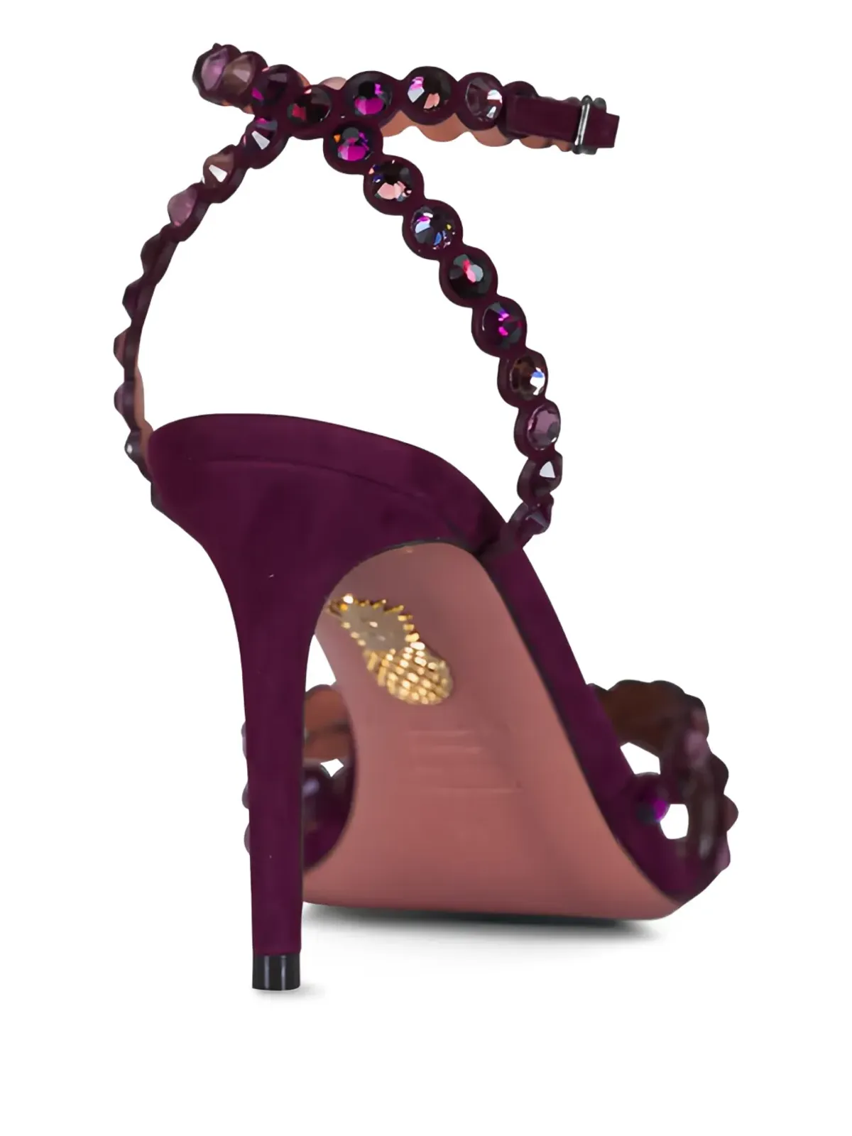 Aquazzura エンベリッシュド スカラップエッジ ヒールサンダル - 画像3