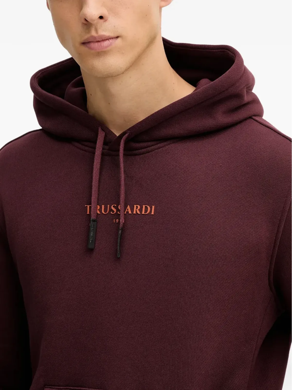 Trussardi コットンジャージー フーディ - 画像4