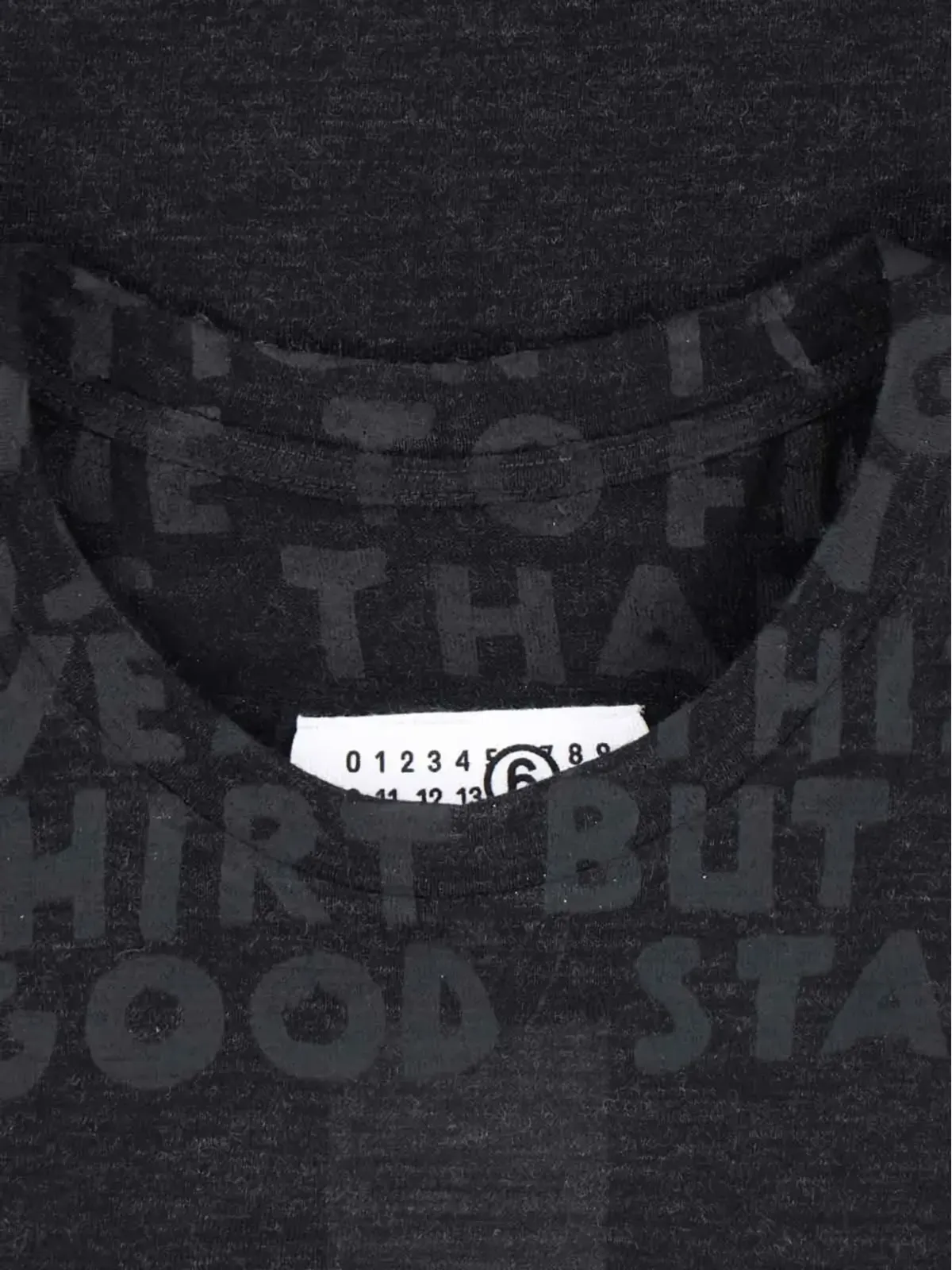 MM6 Maison Margiela 文字プリントTシャツ - 画像3