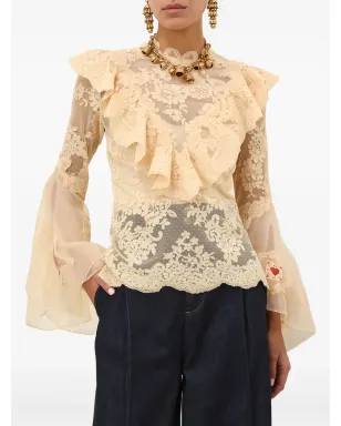 ZIMMERMANN フリルレースシャツ - サムネイル4