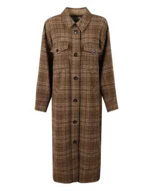 MARANT ÉTOILE チェックポケットコート - サムネイル1