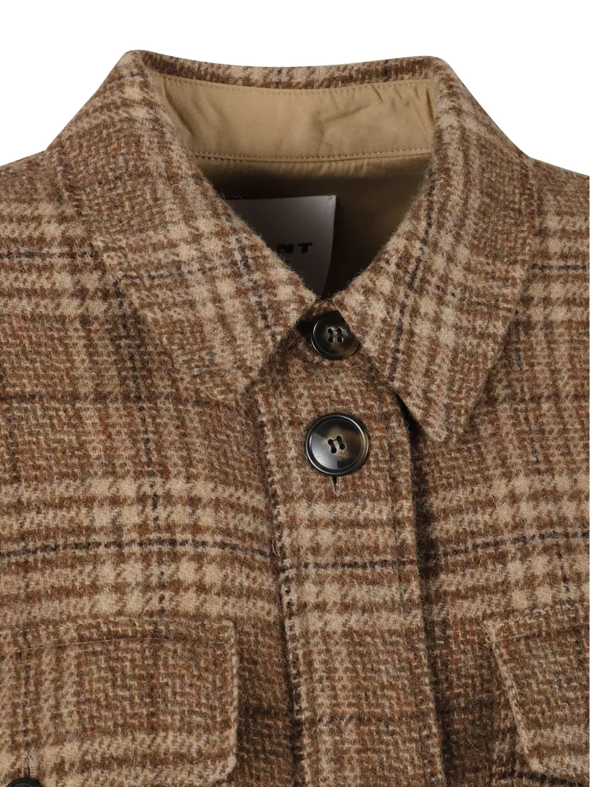 MARANT ÉTOILE チェックポケットコート - 画像4