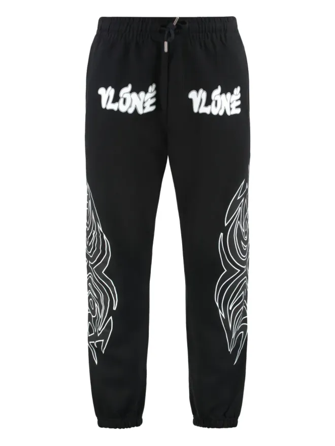 Vlone Vlone グラフィックプリント 裾リブ付きスウェットパンツの商品画像
