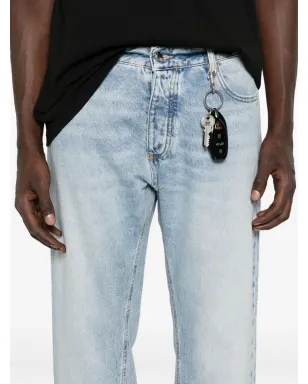 ICON DENIM light-wash five-pocket denim jeans - Blue - サムネイル5