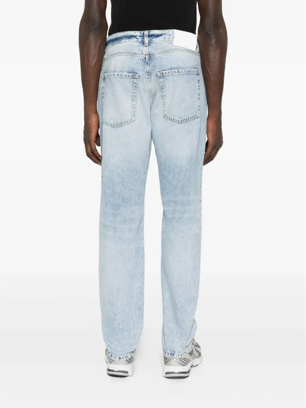 ICON DENIM light-wash five-pocket denim jeans - Blue - 画像4