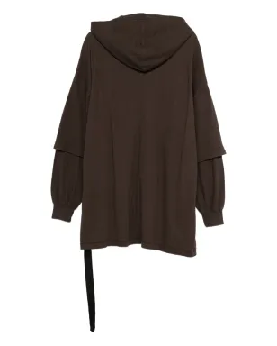 Rick Owens DRKSHDW ダブルレイヤー・フーディ - サムネイル2