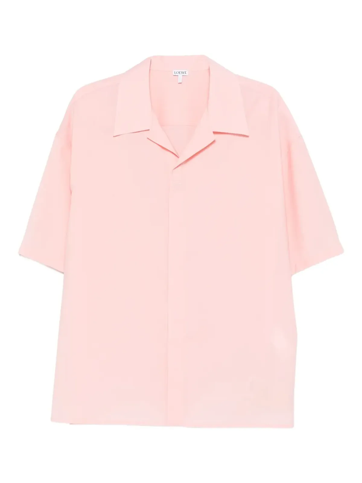 LOEWE 半袖襟付きシャツ ピンク - 画像1
