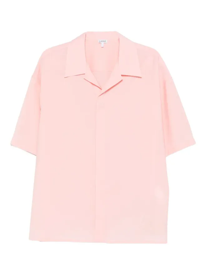 LOEWE LOEWE 半袖襟付きシャツ ピンクの商品画像