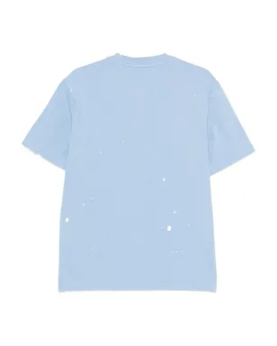 Autry 刺繍ロゴ コットン Tシャツ ブルー - サムネイル2